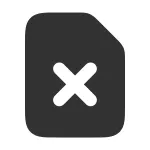 Document X SVG Icon